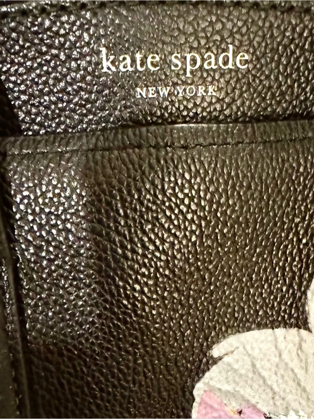 Kate Spade Margaux Brush Bloom Pebbled Leather Satchel Bow and Keychain Charm